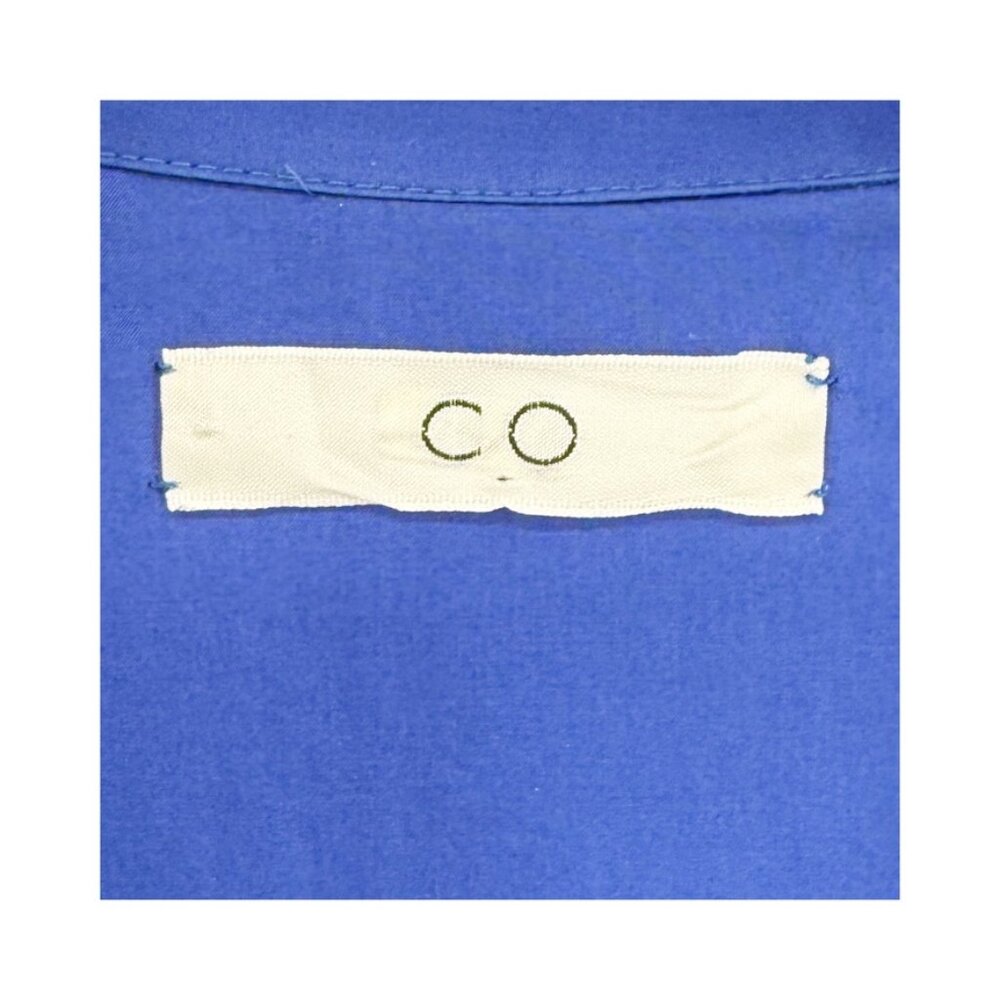 Co. Midi Length Blue Poplin Dress Size: XS - Picture 11 of 15
